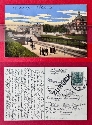 Döbeln 1914 bahnhof - 1914, ost