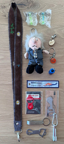 Set werbe schlüsselanhänger - set,