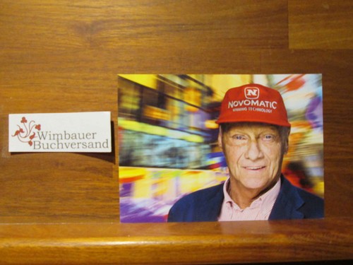 Autogrammkarte niki lauda - autogrammkarte,