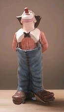 Clownfigur, mit Eimer und