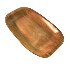 60er Holz Tablett Schale 18 x