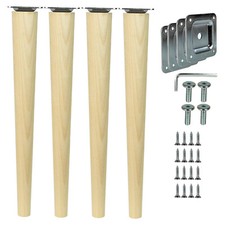 ✅ 4x Holzfüße Buche