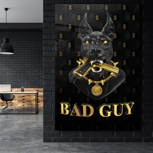 Exklusiv wandbild hund - exklusiv,