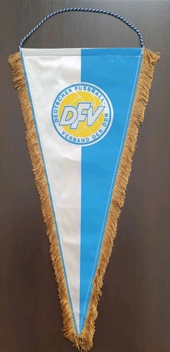Ddr fussball wimpel dfv mit - ddr,