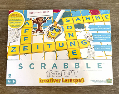 Mattel scrabble junior - scrabble,
