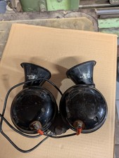 HELLA Metall Horn Auto Hupe Oldtimer Automobilia Made in Germany