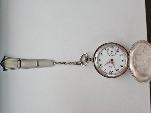 Antike omega taschenuhr silber - omega,