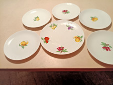 Seltmann Weiden  Bavaria 1 grosses teller 5 Kuchenteller Obstteller Obst Dekor 