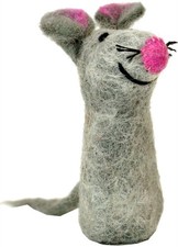 Handgemachte fingerpuppe aus - handgemachte,