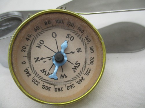Vintage messing kompass - vintage,