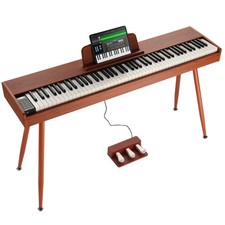 88 Tasten Digitalpiano Elektrisches Klaviere Dual-Tastatur Vierbeinständer
