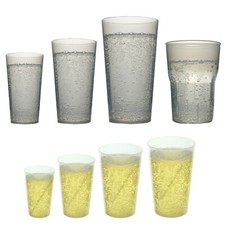 Mehrwegbecher in 0,1l 0,2l 0,3l 0,4l Bruchfeste und Stabile Trinkbecher