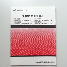 Honda TRX 450 S FM ES FEZusatz zum Werkstatthandbuch Reparaturanleitung Handbuch