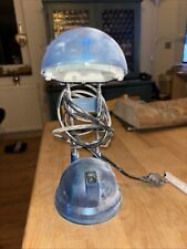 Rare IKEA Vintage Halogen Telescopic Extendable Desk Lamp Blue etwas staubig 
