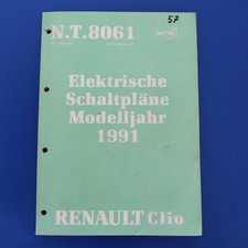 Renault Clio Typ 57 - elektrische Schaltpläne Werkstatthandbuch 1991