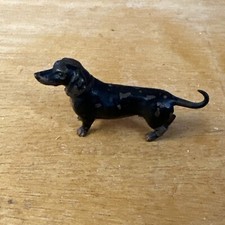 Wiener Bronze Dackel 1920 Antik, Vienna Bronz, Kaltbemalt, Hund