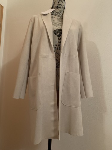 Zara mantel farbe - zara, elfenbein