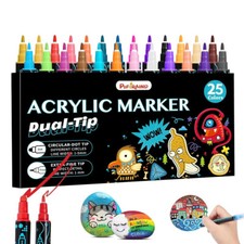25 Farben Acrylstifte Marker