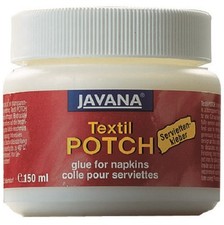 Serviettenkleber Art Potch Textil inkl. 2 Servietten für Serviettentechnik