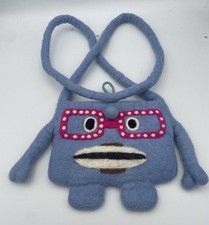 Kleine lustige Umhängetasche, gefilzt, mit Innenfutter, Gassi, etc.