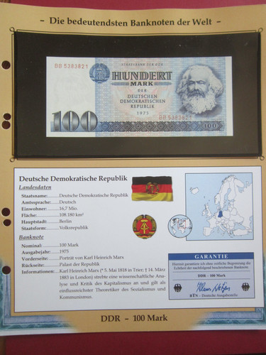 Ddr geldschein 100 mark - geldschein,