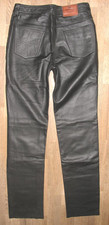 - CHEVIREX - Herren LEDERJEANS