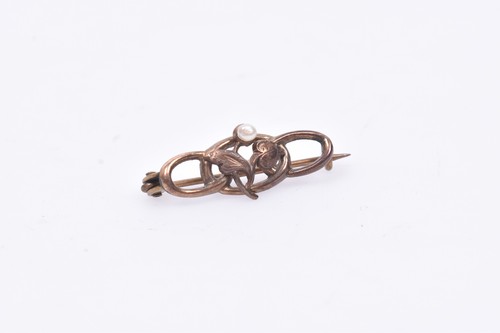 Antike brosche jugendstil - antike,