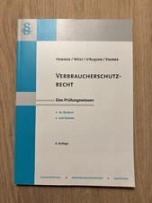Hemmer/Wüst Verbraucherschutzrecht Skript 5. Auflage gebraucht