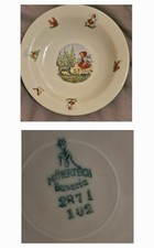 Mitterteich Bavaria, Wandteller,Sammelteller, Märchen Rotkäppchen und der Wolf 