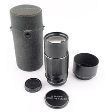 Pentax SMC Takumar 4/200 M42 w. Hood