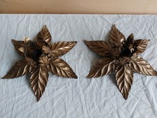 2 x HANS MÖLLER  Deckenlampe Design Florentiner Leuchte Hollywood Regency