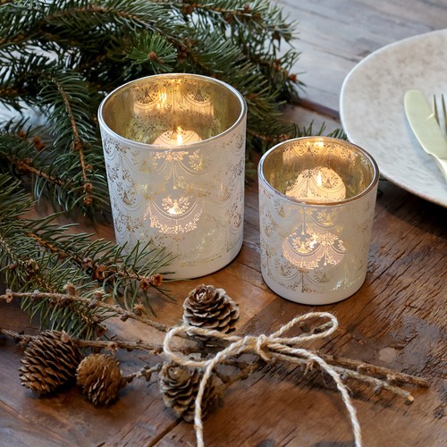 Windlicht teelicht glas - windlicht, deko