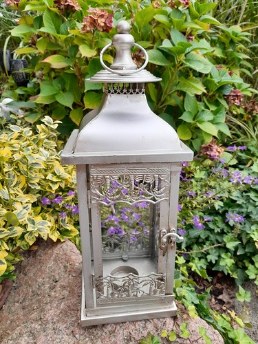 42cm laterne metall palmen - 42cm,