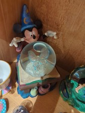 DISNEY SCHNEEKUGEL SPIELUHR SNOW GLOBE ORIGINAL SAMMLER