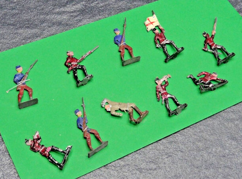Set alte zinnfigur - x, zinn