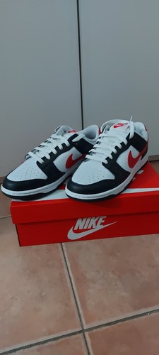 Nike dunk low - red, swoosh