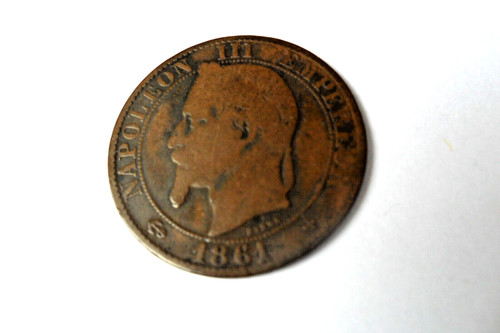 Münze napoleon iii centime - napoleon, 5