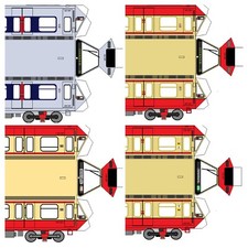Bastelbögen Berliner S-Bahn