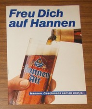 Seltene Werbung HANNEN ALT -