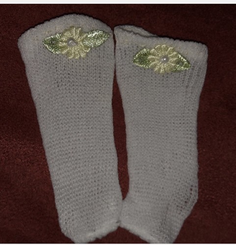 Mini puppensocken beige 3x8 - puppensocken, 2-3x8
