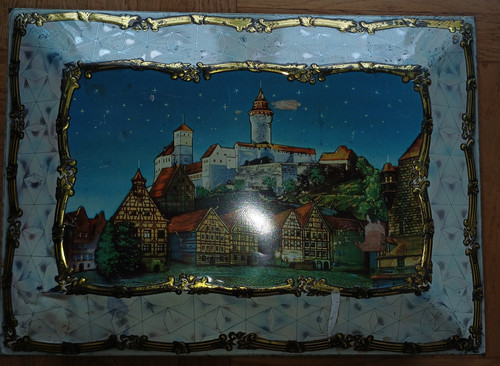 Blechkiste mit klappdeckel - blechkiste,