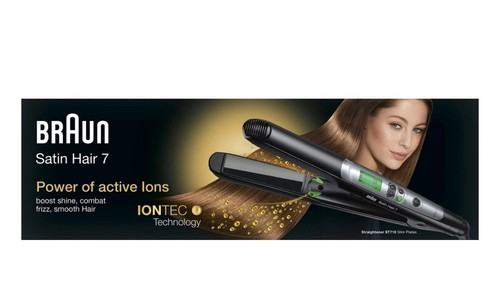 Glätteisen braun satin hair - braun, 7