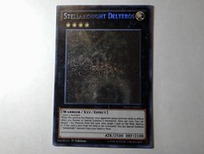 Yugioh WANDELSTERNRITTER DELTEROS , duea-en053 Ghost Rare englisch Exc 1st