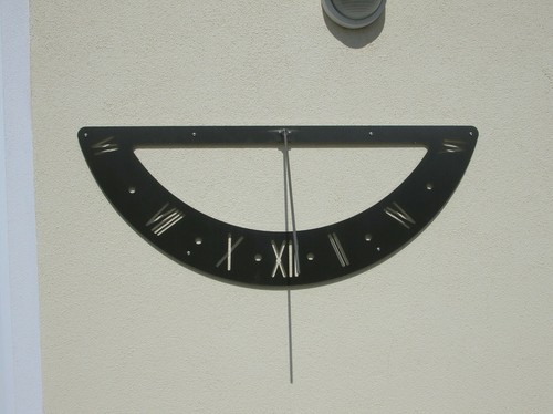 Große edelstahl sonnenuhr - große, edelstahl-sonnenuhr
