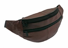 + Leder Bauchtasche