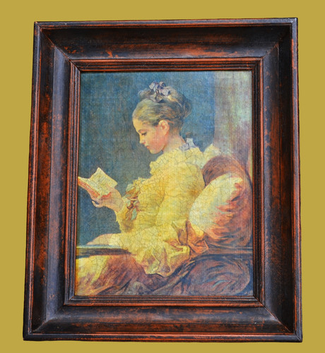 Wandbild die lesende - wandbild, lesende“