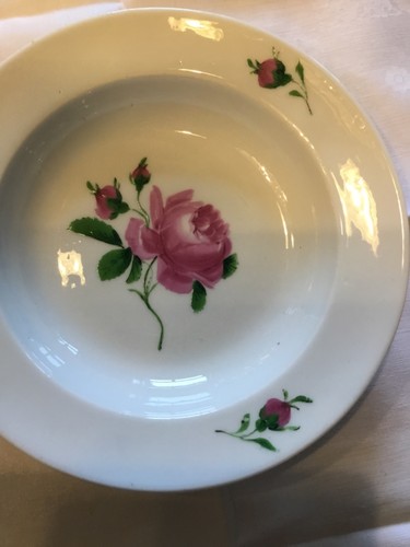 Meissen rote rose antiker - meissen,
