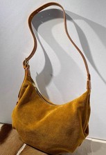 Neu! Damen Umhängetasche aus Rindsleder｜3 Tragevarianten｜Saddle Dumpling Bag