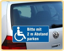 Behinderten Autoaufkleber KFZ