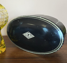 Blech Dose Kekse oval antik Jugendstil Wiener Werkstätte Weese Sondermischung